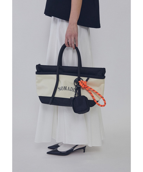 NOMADIS（ノマディス）の「＜NOMADIS (ノマディス)＞ 別注“CITYTREK＆KNOT/P”トートバッグ（ポーチ付き）（ショルダーバッグ・レディース・オフホワイト・FREE）」の2枚目の写真