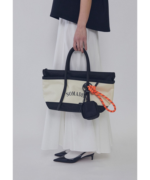 NOMADIS（ノマディス）の「＜NOMADIS (ノマディス)＞ 別注“CITYTREK＆KNOT/P”トートバッグ（ポーチ付き）（ショルダーバッグ・レディース・オフホワイト・FREE）」の3枚目の写真