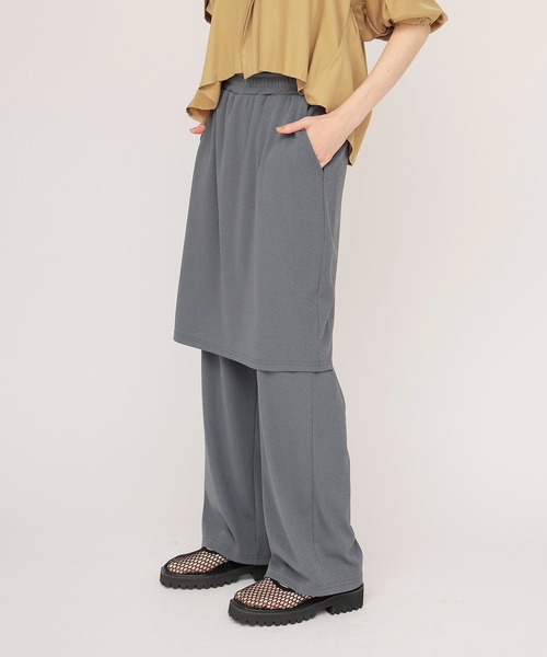 DRESSLAVE(ドレスレイブ)の「Sugar Rose / skirt pants(スカートパンツ)(その他パンツ・レディース・グレー・38)」の9枚目の写真
