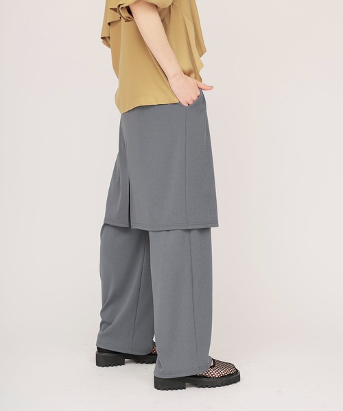 DRESSLAVE(ドレスレイブ)の「Sugar Rose / skirt pants(スカートパンツ)(その他パンツ・レディース・グレー・38)」の11枚目の写真