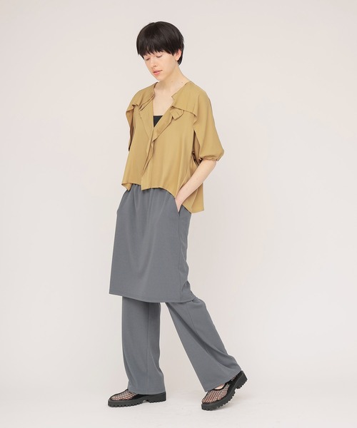 DRESSLAVE(ドレスレイブ)の「Sugar Rose / skirt pants(スカートパンツ)(その他パンツ・レディース・グレー・38)」の17枚目の写真