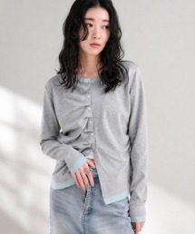 Shelly island（シェリーアイランド）の「フロントタックカーディガン（Tシャツ/カットソー）」