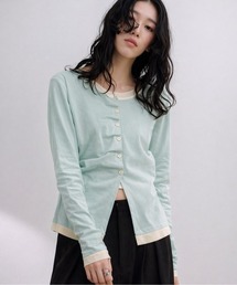 Shelly island（シェリーアイランド）の「フロントタックカーディガン（Tシャツ/カットソー）」
