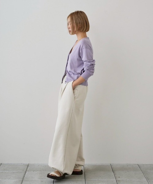 TODAYFUL（トゥデイフル）の「Silk Cotton Cardigan（カーディガン/ボレロ・レディース・ブラック/ライトグレー/ブルー系その他・FREE）」の11枚目の写真