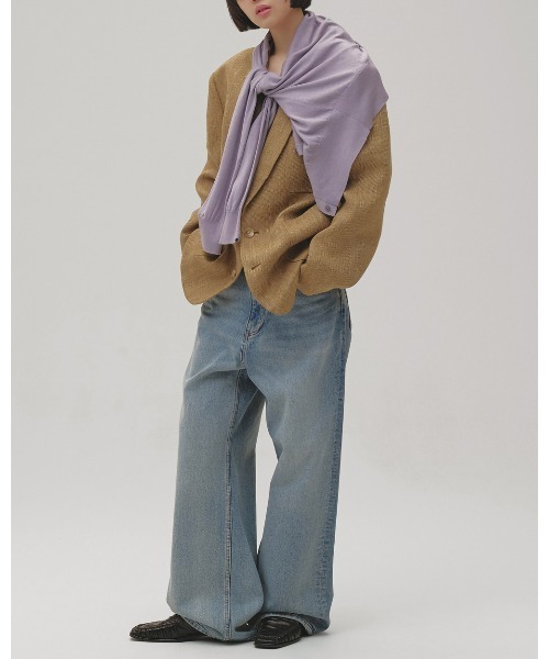 TODAYFUL（トゥデイフル）の「Silk Cotton Cardigan（カーディガン/ボレロ・レディース・ブラック/ライトグレー/ブルー系その他・FREE）」の18枚目の写真