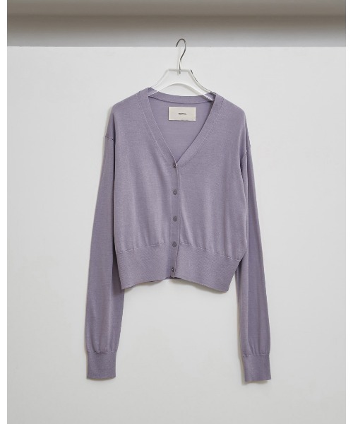 TODAYFUL（トゥデイフル）の「Silk Cotton Cardigan（カーディガン/ボレロ・レディース・ブラック/ライトグレー/ブルー系その他・FREE）」の5枚目の写真