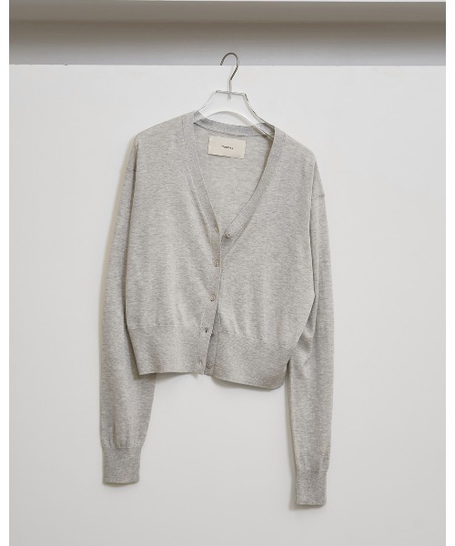 TODAYFUL（トゥデイフル）の「Silk Cotton Cardigan（カーディガン/ボレロ・レディース・ブラック/ライトグレー/ブルー系その他・FREE）」の6枚目の写真