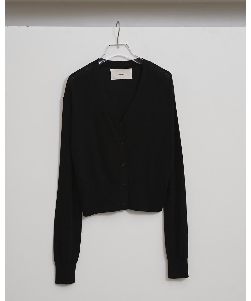 TODAYFUL（トゥデイフル）の「Silk Cotton Cardigan（カーディガン/ボレロ・レディース・ブラック/ライトグレー/ブルー系その他・FREE）」の7枚目の写真