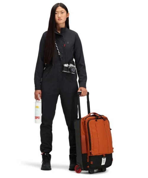 TOPO DESIGNS(トポデザインズ)の「3WAY【TOPO DESIGNS】GLOBAL TRAVEL BAG ROLLER(スーツケース/キャリーバッグ・レディース・ブラック・ONE SIZE)」の11枚目の写真