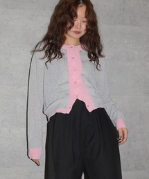 cheriella | 【cheriella】配色レイヤードカーディガン COLOR BLOCK LAYERED CARDIGAN(Tシャツ/カットソー)