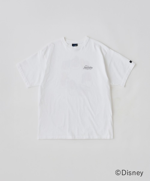 ADAM PATEK(アダムパテック)の「ADAMPATEK -Snow White and the Seven Dwarfs circleT Tシャツ(Tシャツ/カットソー・メンズ・ホワイト/ブラック・1/2)」の3枚目の写真