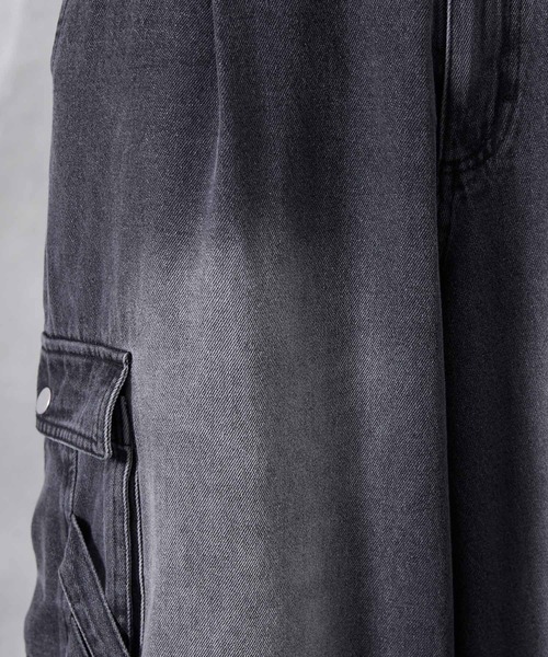 Loose/ルース(ルース)の「ヴィンテージボンテージカーゴデニムパンツ(デニムパンツ・メンズ・グレー/ブラック・S/M/L)」の22枚目の写真