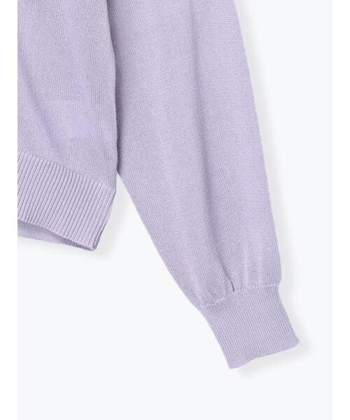 Samansa Mos2(サマンサ モスモス)の「襟フリルニットカーディガン(カーディガン/ボレロ・レディース・ブラック/ベージュ/ラベンダー/アイボリー・F)」の17枚目の写真