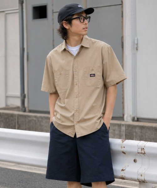 Dickies(ディッキーズ)の「【GENUINE Dickies/ ジェニュインディッキーズ】 ライトTCワークシャツ(シャツ/ブラウス・メンズ・チャコールグレー/ブラック/ベージュ・M/L/XL)」の3枚目の写真