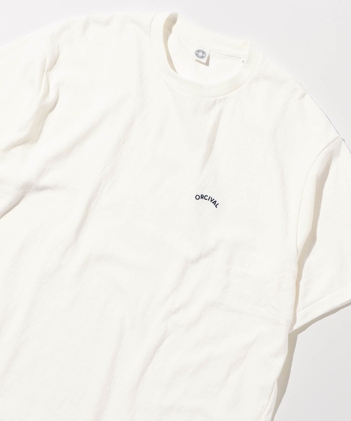 BRILLA per il gusto(ブリッラペルイルグースト)の「ORCIVAL / コットン ロゴ Tシャツ(Tシャツ/カットソー・メンズ・オフホワイト/サックスブルー/グリーン系その他2・4/5)」の2枚目の写真