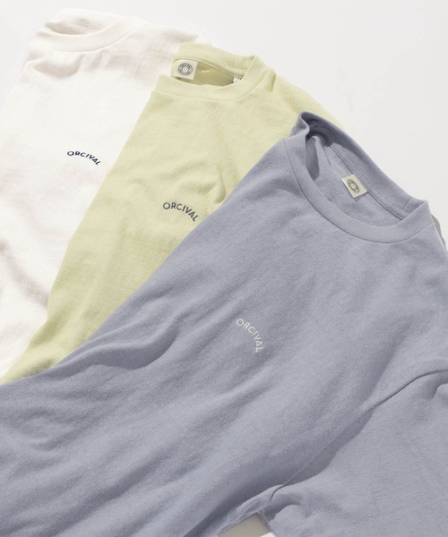 BRILLA per il gusto(ブリッラペルイルグースト)の「ORCIVAL / コットン ロゴ Tシャツ(Tシャツ/カットソー・メンズ・オフホワイト/サックスブルー/グリーン系その他2・4/5)」の3枚目の写真