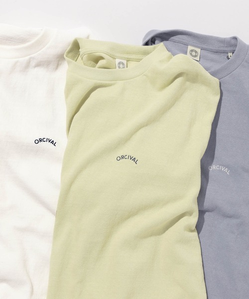 BRILLA per il gusto(ブリッラペルイルグースト)の「ORCIVAL / コットン ロゴ Tシャツ(Tシャツ/カットソー・メンズ・オフホワイト/サックスブルー/グリーン系その他2・4/5)」の1枚目の写真