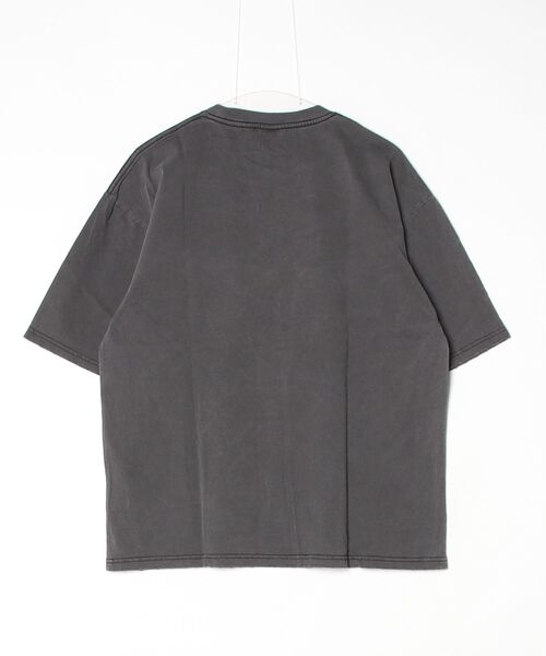 En serio TOKYO(エンソリオトーキョー)の「【SIDEWAYSTANCE】ブラックレターロゴ半袖グランジTシャツ 70479(Tシャツ/カットソー・メンズ・ブラック/ブラウン・SMALL/MEDIUM/X-LARGE/LARGE)」の3枚目の写真