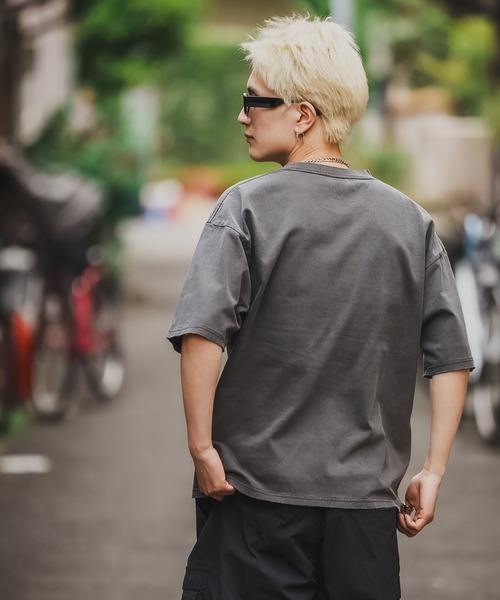 En serio TOKYO(エンソリオトーキョー)の「【SIDEWAYSTANCE】ブラックレターロゴ半袖グランジTシャツ 70479(Tシャツ/カットソー・メンズ・ブラック/ブラウン・SMALL/MEDIUM/X-LARGE/LARGE)」の15枚目の写真