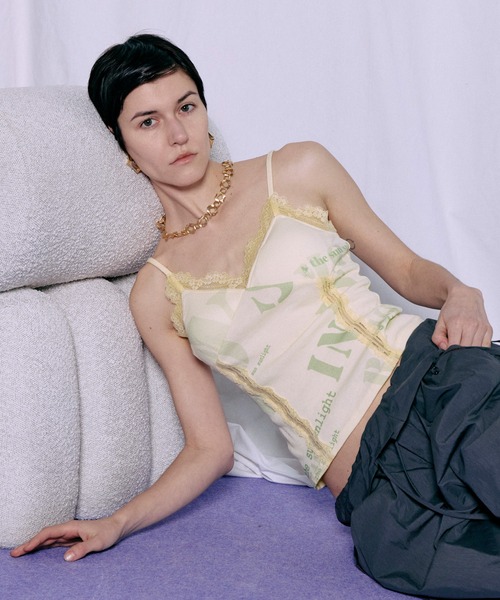 Cup-In Print Cami/カップインプリントキャミ（キャミソール）｜MAISON