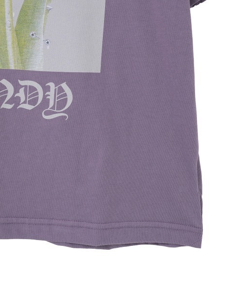 Candy Stripper(キャンディストリッパー)の「PIERCED TULIP Tシャツ(Tシャツ/カットソー・レディース・パープル/ライトブルー/ブラック/オフホワイト・M/L/XL)」の8枚目の写真