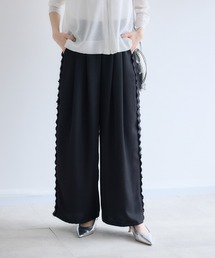 Paradise Picnic | TRANOI. ヴィンテージサテンフリルパンツ(その他パンツ)