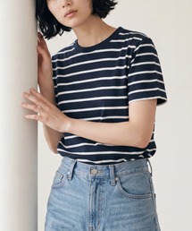 【T18】【Columbia Knit/コロンビア ニット】FRENCH STRIPE PREMIUM TEE