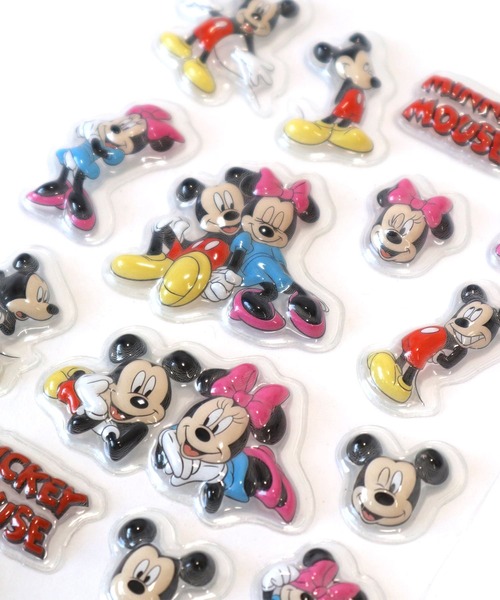 KE)Disney ディズニー シール ぷくぷく 交換 ぷっくりシール