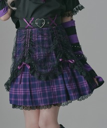 DearMyLove（ディアマイラブ）の「【クロミ×DML】クモレースドロストスカート【海外発送不可】（スカート）」