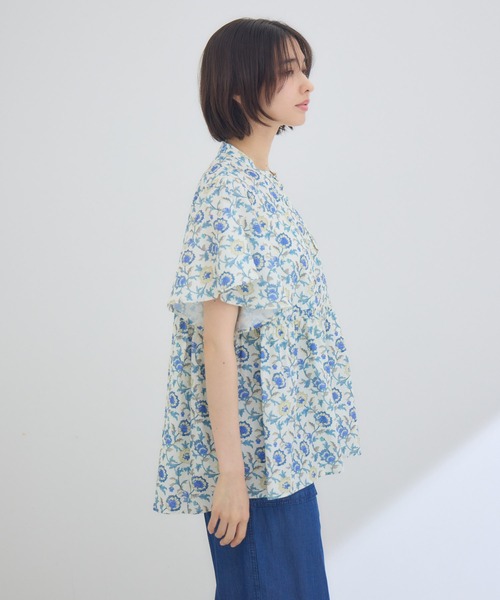 Pillini（ピリーニ）の「ケシプリントブラウス（シャツ/ブラウス・レディース・オフホワイト/ブラック・FREE）」の20枚目の写真