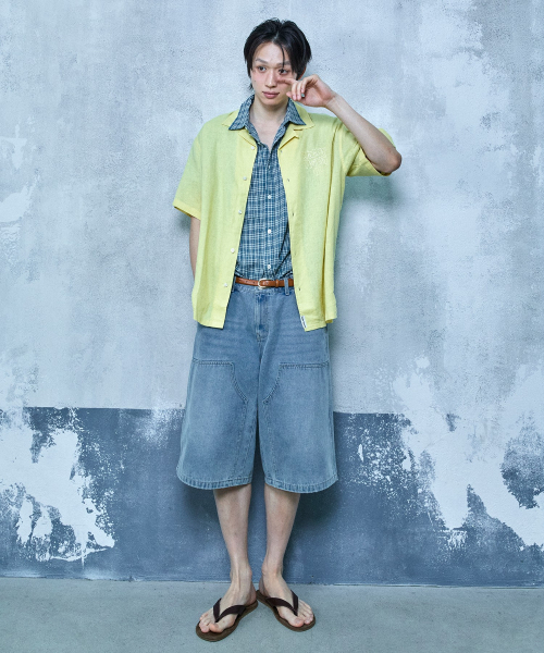 Wacky WiLLy(ワッキーウィリー)の「ダブルニデニムショートパンツブルー(その他パンツ・メンズ・その他・SMALL/MEDIUM/LARGE/X-LARGE)」の1枚目の写真