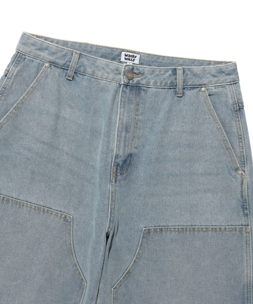 Wacky WiLLy(ワッキーウィリー)の「ダブルニデニムショートパンツブルー(その他パンツ・メンズ・その他・SMALL/MEDIUM/LARGE/X-LARGE)」の4枚目の写真