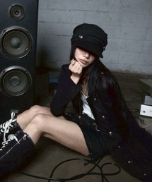 NOT KNOWING（ノットノーイング）の「【NOT KNOWING】Draped Button Knit Cap / 【ノットノーイング】ドレープドボタンニットキャップ（キャップ）」