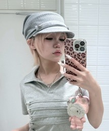 NOT KNOWING（ノットノーイング）の「【NOT KNOWING】Draped Button Knit Cap / 【ノットノーイング】ドレープドボタンニットキャップ＜着用画像あり＞（キャップ）」
