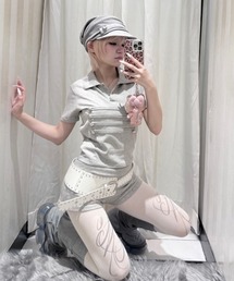 NOT KNOWING（ノットノーイング）の「【NOT KNOWING】Draped Button Knit Cap / 【ノットノーイング】ドレープドボタンニットキャップ＜着用画像あり＞（キャップ）」