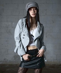 NOT KNOWING（ノットノーイング）の「【NOT KNOWING】Draped Button Knit Cap / 【ノットノーイング】ドレープドボタンニットキャップ＜着用画像あり＞（キャップ）」