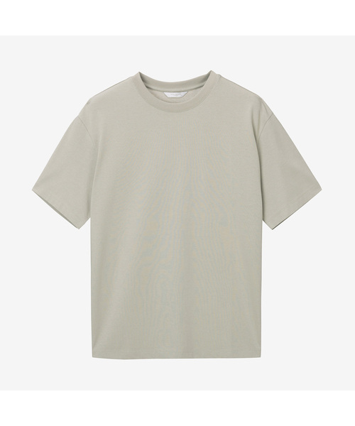 MINDBRIDGE（マインドブリッジ）の「[クール]アスキンセミオーバーフィットTシャツ - 4color MYTS3122（Tシャツ/カットソー・メンズ・ブラック/オフホワイト/ブルー/ライトカーキ・100/105/95/110）」の3枚目の写真
