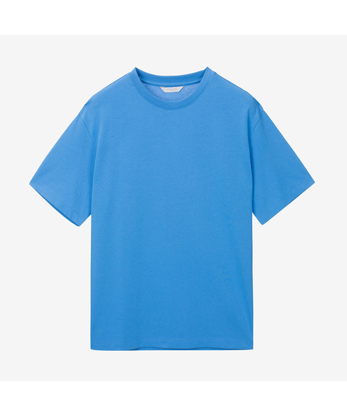 MINDBRIDGE（マインドブリッジ）の「[クール]アスキンセミオーバーフィットTシャツ - 4color MYTS3122（Tシャツ/カットソー・メンズ・ブラック/オフホワイト/ブルー/ライトカーキ・100/105/95/110）」の4枚目の写真