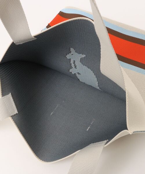 KANGOL(カンゴール)の「【KANGOL/カンゴール】ニットTOTE BAG / トートバッグ(トートバッグ・メンズ・オフホワイト/ネイビー・FREE)」の6枚目の写真