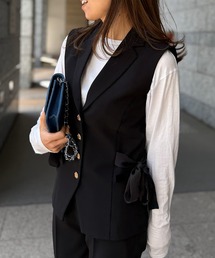 ST.ROONEY（セントルーニー）の「テーラードリボンジレ【低身長・小柄女性向け】（ベスト）」