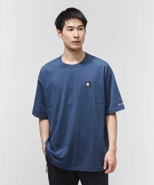 Columbia(コロンビア)の「コロンビア Columbia スタックブルックグラフィックショートスリーブTシャツ(Tシャツ/カットソー・メンズ・ネイビー/ダークグリーン/ブラック/アイボリー・M/L/S/SS/LL)」の4枚目の写真