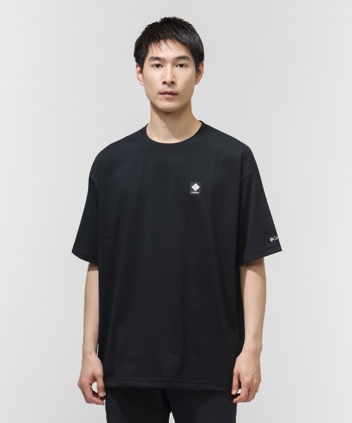 Columbia(コロンビア)の「コロンビア Columbia スタックブルックグラフィックショートスリーブTシャツ(Tシャツ/カットソー・メンズ・ネイビー/ダークグリーン/ブラック/アイボリー・M/L/S/SS/LL)」の1枚目の写真
