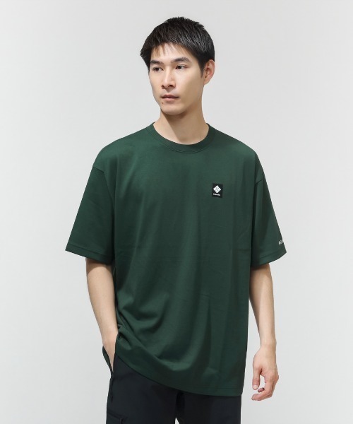 Columbia(コロンビア)の「コロンビア Columbia スタックブルックグラフィックショートスリーブTシャツ(Tシャツ/カットソー・メンズ・ネイビー/ダークグリーン/ブラック/アイボリー・M/L/S/SS/LL)」の3枚目の写真
