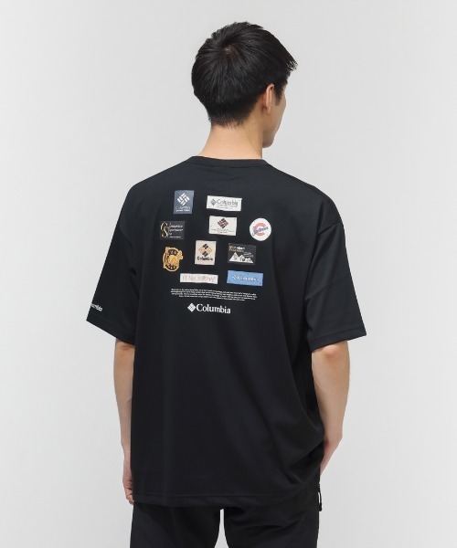 Columbia(コロンビア)の「コロンビア Columbia スタックブルックグラフィックショートスリーブTシャツ(Tシャツ/カットソー・メンズ・ネイビー/ダークグリーン/ブラック/アイボリー・M/L/S/SS/LL)」の5枚目の写真