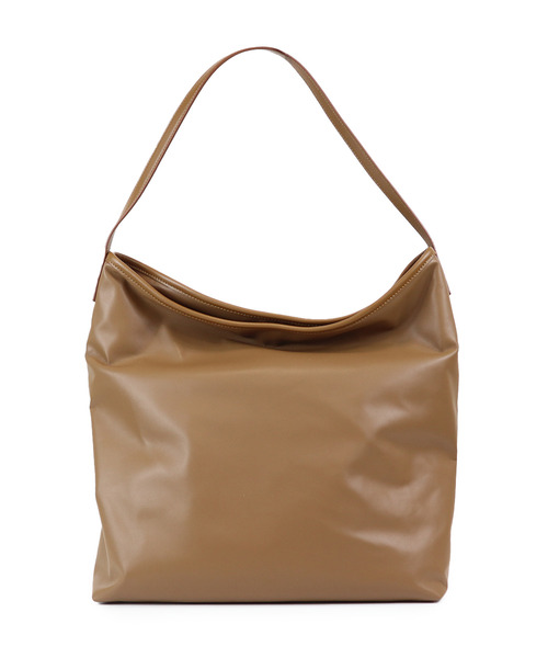 Un coeur(アンクール)の「【Un coeur/アンクール】DRAPE ONE SHOULDER / ドレープワンショルダー kareem / K906015(ショルダーバッグ・レディース・ブラック/グレイッシュベージュ/ブラウン系その他・FREE)」の1枚目の写真