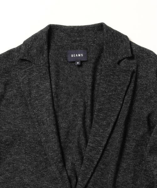 BEAMS（ビームス）の「BEAMS / ラペル カーディガン（カーディガン/ボレロ・メンズ・ブラック/ベージュ/ネイビー・X-LARGE/LARGE/SMALL/MEDIUM）」の11枚目の写真