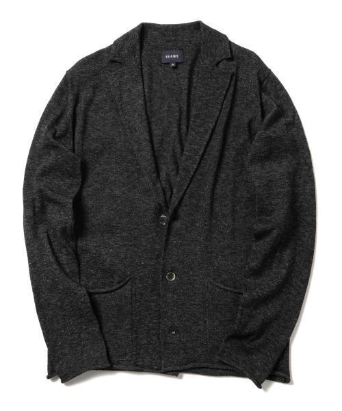 BEAMS（ビームス）の「BEAMS / ラペル カーディガン（カーディガン/ボレロ・メンズ・ブラック/ベージュ/ネイビー・X-LARGE/LARGE/SMALL/MEDIUM）」の5枚目の写真