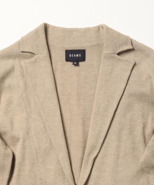 BEAMS（ビームス）の「BEAMS / ラペル カーディガン（カーディガン/ボレロ・メンズ・ブラック/ベージュ/ネイビー・X-LARGE/LARGE/SMALL/MEDIUM）」の16枚目の写真