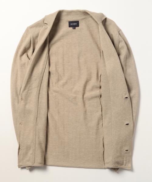 BEAMS（ビームス）の「BEAMS / ラペル カーディガン（カーディガン/ボレロ・メンズ・ブラック/ベージュ/ネイビー・X-LARGE/LARGE/SMALL/MEDIUM）」の18枚目の写真
