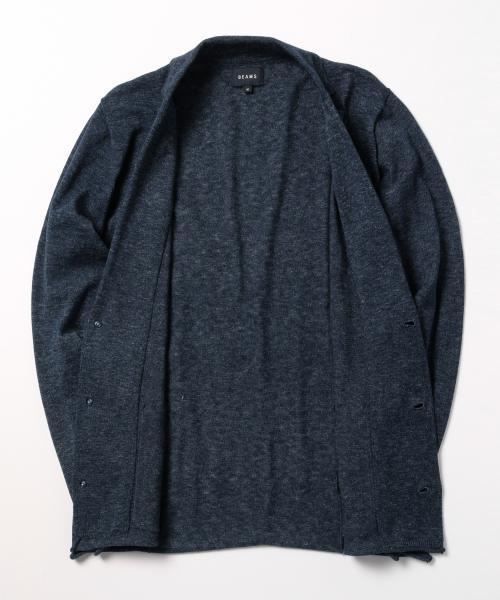 BEAMS（ビームス）の「BEAMS / ラペル カーディガン（カーディガン/ボレロ・メンズ・ブラック/ベージュ/ネイビー・X-LARGE/LARGE/SMALL/MEDIUM）」の14枚目の写真